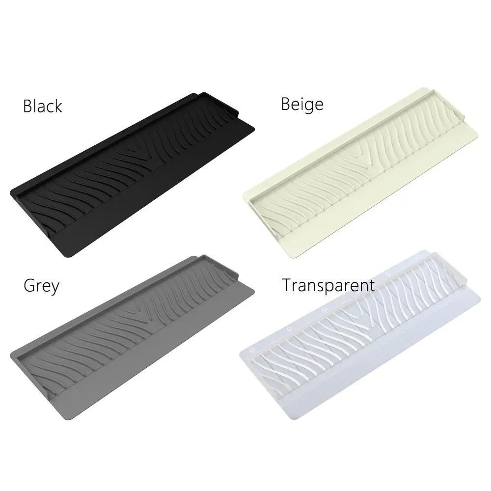 Multipurpose Silicone Sink Splash Guard Can Be Cropped Foldable Faucet Splash Pad Sucker Anti-spray Drainage Mat Bathroom