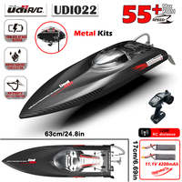 UDiRC RC Boat UDI022 50Km/H High Speed Waterproof 2.4GHz Radio Control Brushless RC Speed Alloy Steel Boat  Toys