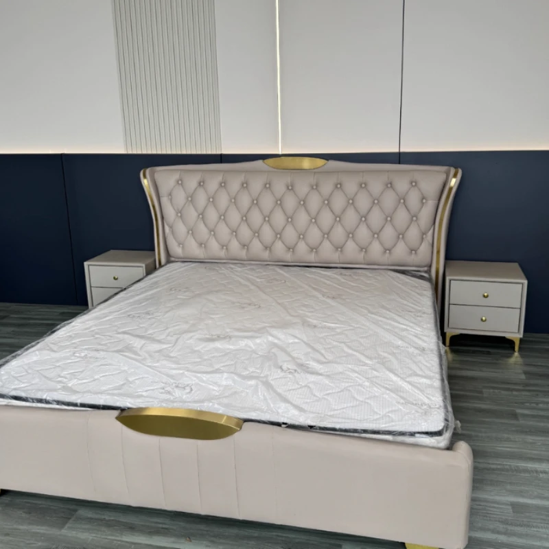 simple double wedding beds wooden bed king size bedroom furniture 2 people twin bed frame double 150x200cm 180x200cm 200x220cm