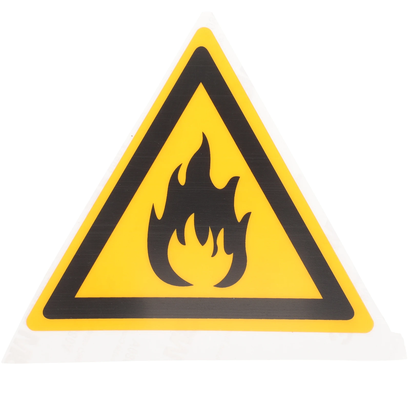Warning Sign Fire Safety Label Pet Adhesive Decal For Factory School Public Places