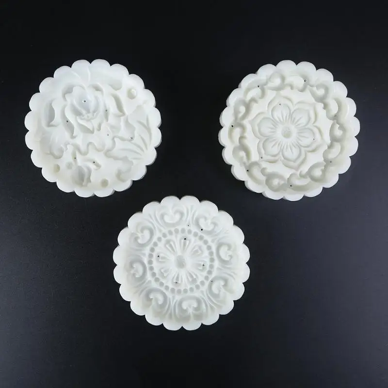 

G6KF Mid-Autumn Festival Hand-Pressure Flower Moon Cake Mould DIY Decoration Mooncake