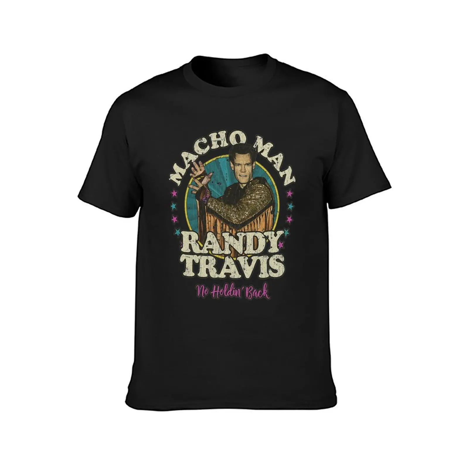 Macho Man Randy Travis T-Shir T-Shirt vintage clothes tees mens workout shirts