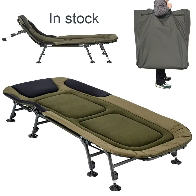 

Adjustable Modern Metal Cot Comfortable Durable Folding Home Office Outdoor Use Camping Beach Park Hotels Living Room