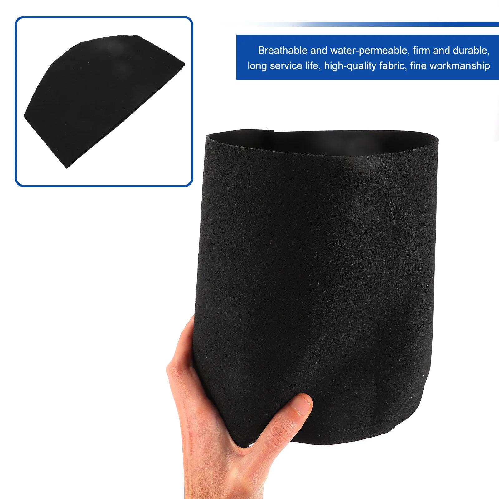 6 قطعة أكياس زراعة 10L تنمو أكياس تنفس ورأى للخضروات الأعشاب الطماطم الجذر تهوية التحكم في الرطوبة غير المنسوجة حديقة