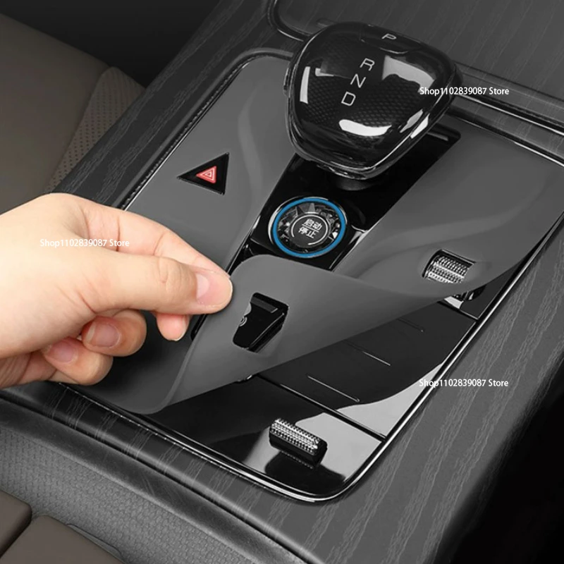 1pcs For BYD Atto 3 Yuan Plus 2023 Gear Button Silicone Paste Car