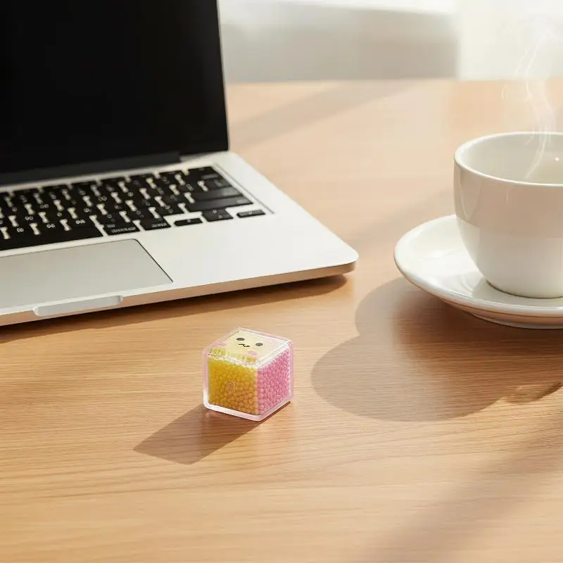 Cute Cartoon Square Slow Rising Fidget Toys Soft TPR Kawaii Stress Relief Squeeze Toy for School Office Home Use