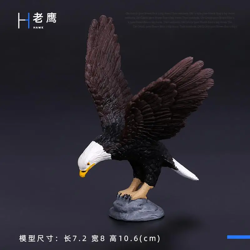 Simulatie Dierenfiguren Ooievaar Adelaar Turkije Actiefiguur Dierenbeeldjes Bosfamilie Plastic Vogels Speelgoed Kindergeschenken Dierentuin