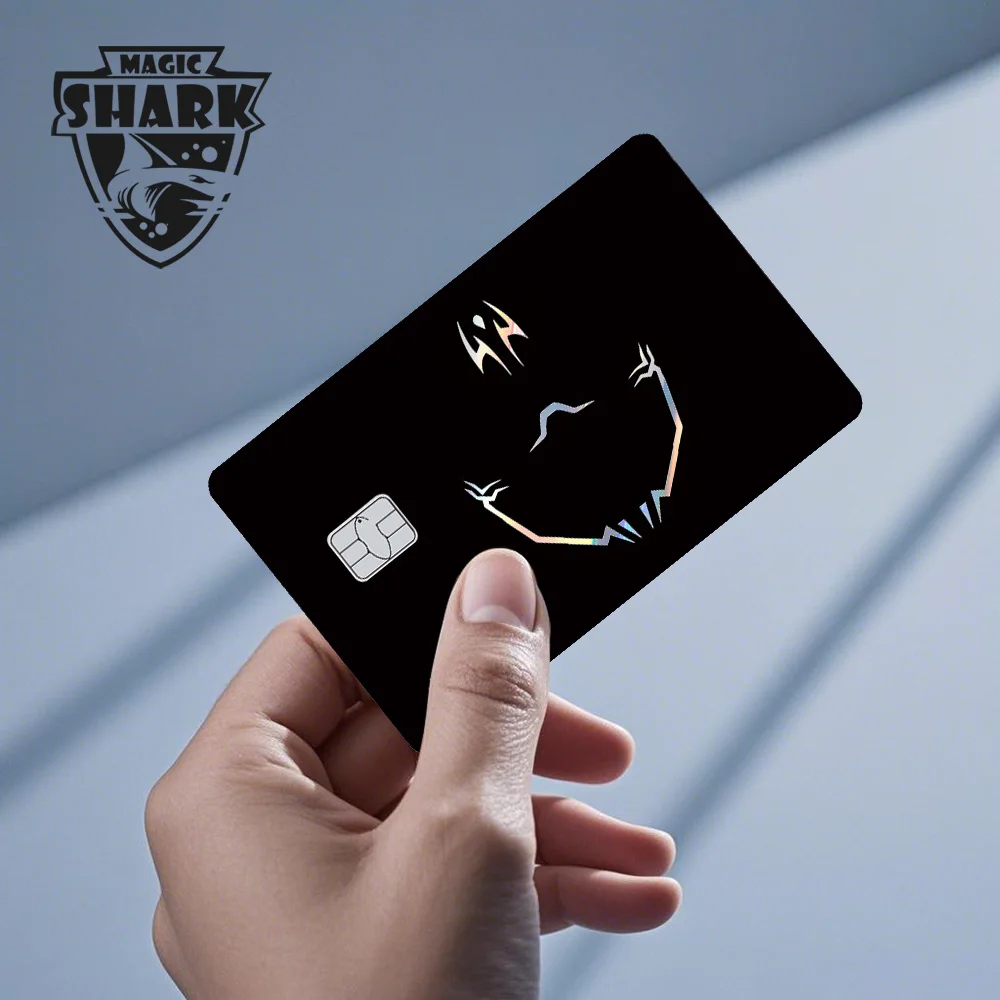 Magic Shark Cool J-Jujutsu K-Kaisen Anime Laser Holographic Itadori Yuji Gojo Satoru Credit Debit Bank Card Sticker Film Skin – Detail 21