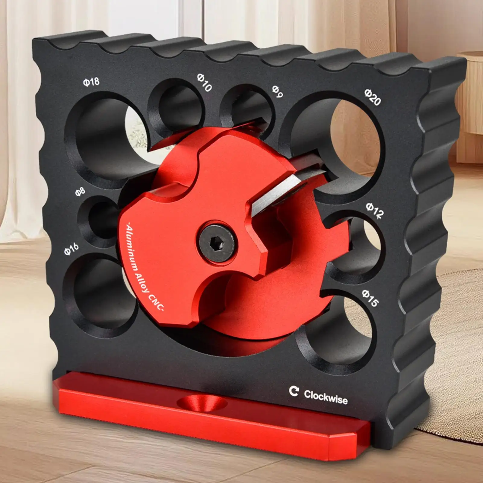 صانع وتد النجارة سبائك الألومنيوم 8 فتحات صانع وتد الحفر الكهربائية لتصنيع أثاث البناء وصناعة الخزانات