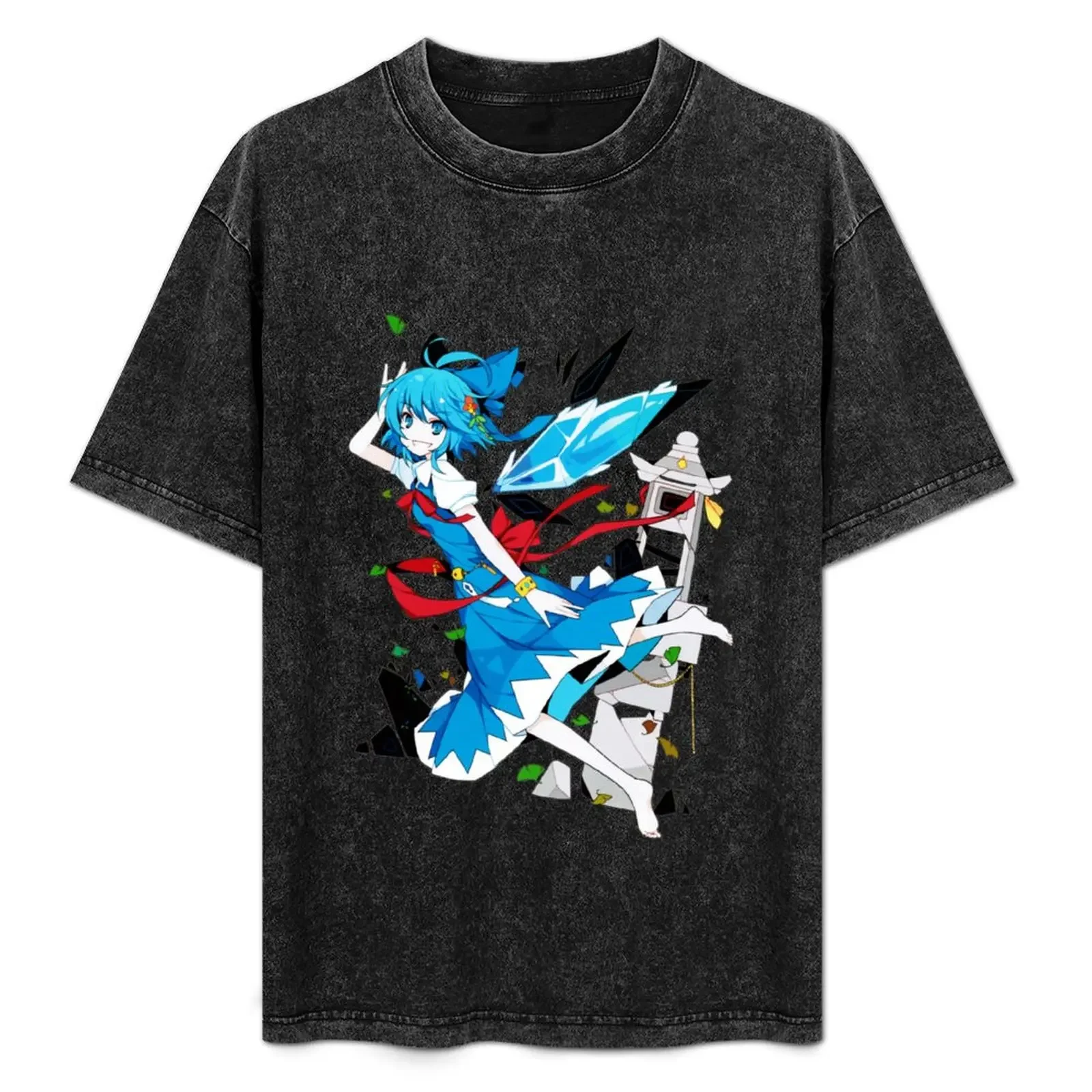 

Touhou Project - Cirno T-Shirt Utility Casual Work T-Shirt