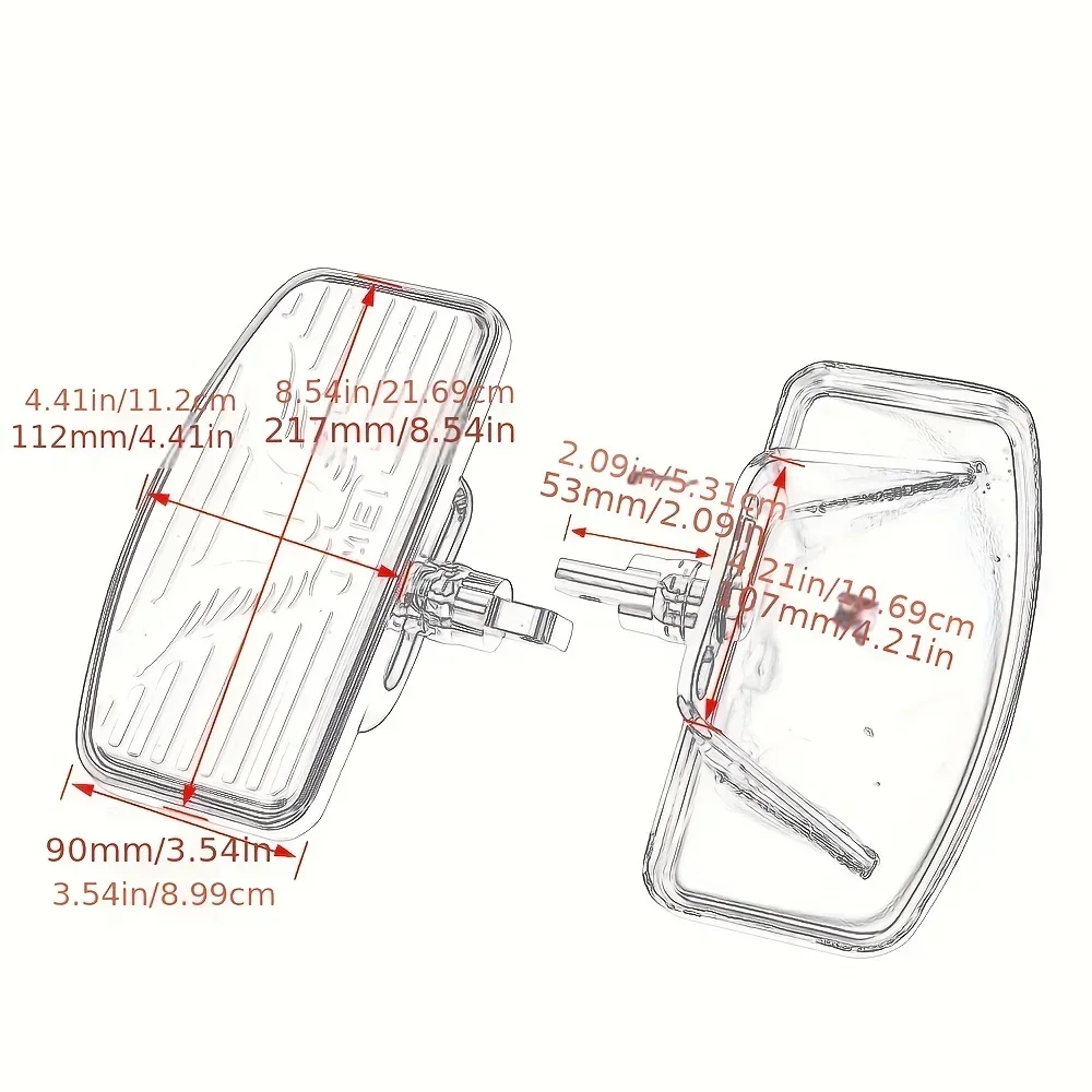 

Custom Fit Adjustable Foot Pegs for Harley Dyna - 360° Front & Rear Passenger Pedals