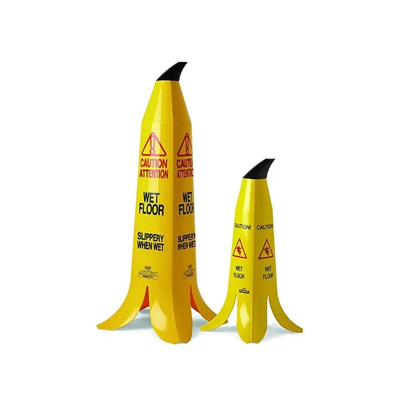 

Customized Banana Peel Cone Hotel Caution Slippery Warning Sign Notice Board Customized Car Parking Safety Warning Signs