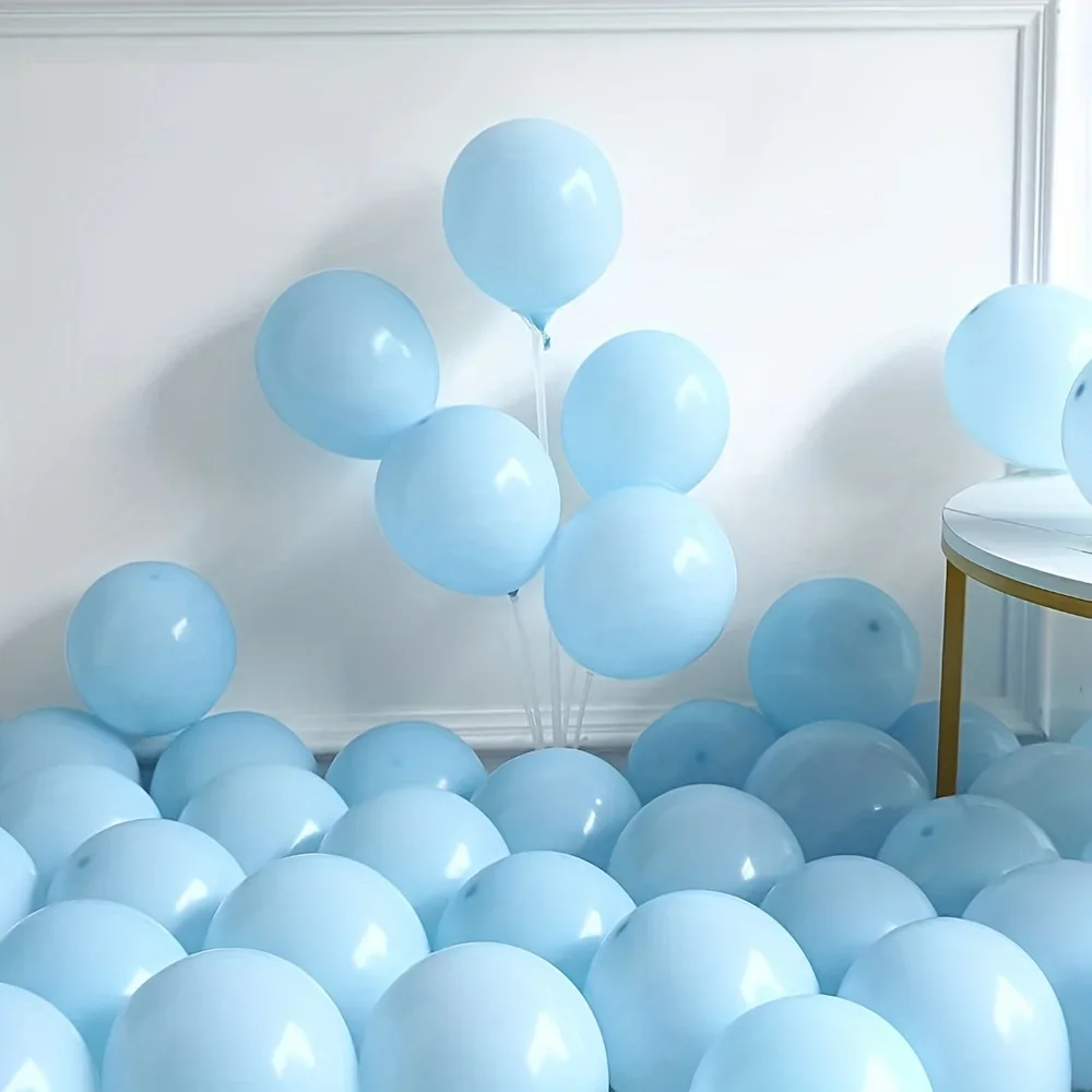 140PCS Ocean-Themed Balloon Garland Kit - Blue Sea Animal Party Decor for Summer & Birthday Celebrations, Indoor/Outdoor Use