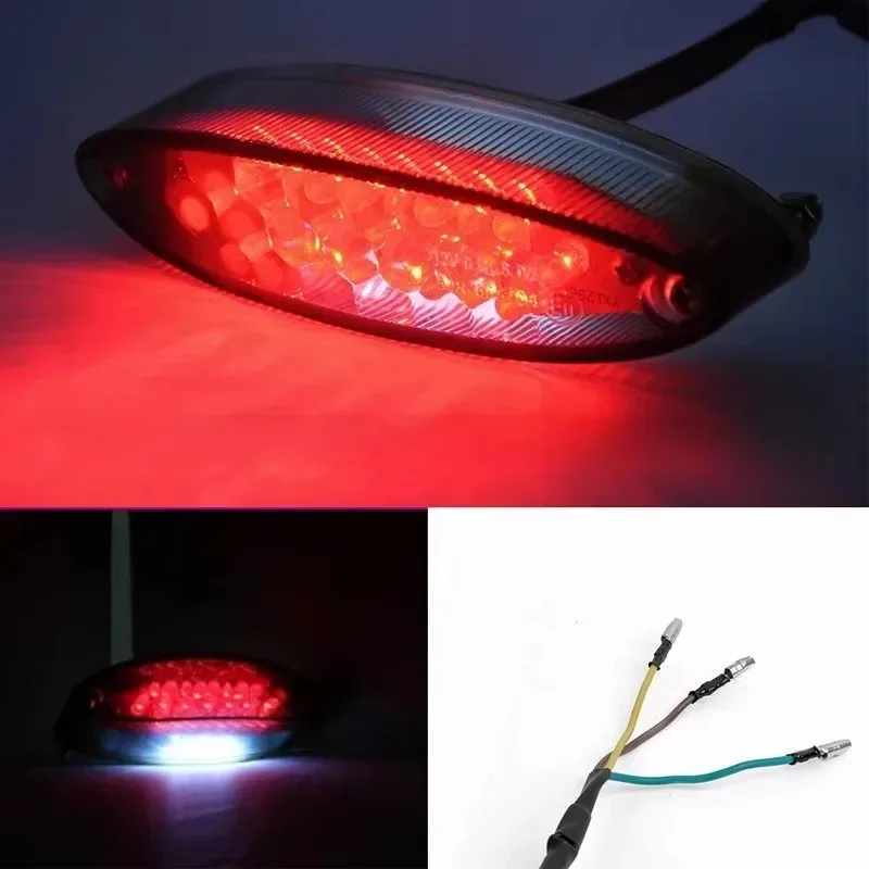 

1 шт. для аксессуаров для модификации мотоциклов, модификация заднего фонаря, светодиодная сотовая модификация