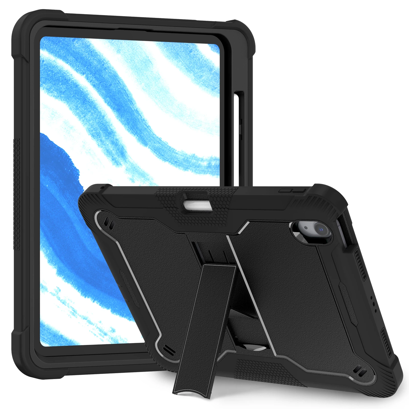 

Case for iPad Air 11 Inch 2024 iPad Air 5th 4th Generation 10.9 Inch 2022/2020 Heavy Duty Shockproof Protective Tablet Cover