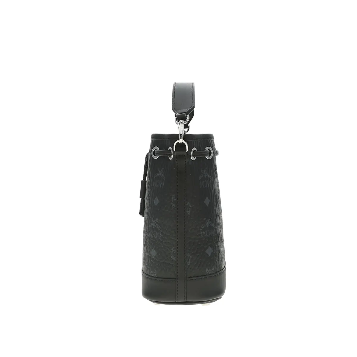 MCM Spring and Summer Dessau Visetos Series Artificial Leather with Cow Leather Mini Ladies Drawstring Bucket Bag