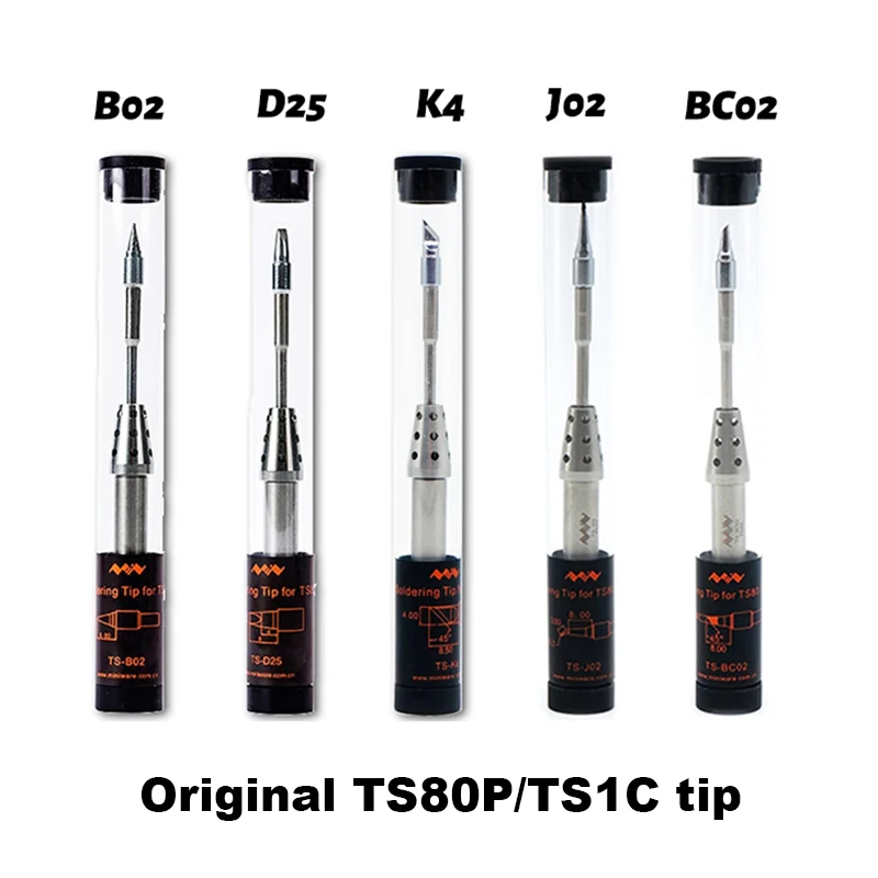 

Original TS80P TS80 MiNi Digital Display Electric Iron Replace Ceramic Heating Core Tool Set Soldering Tip For TS1C Soldering