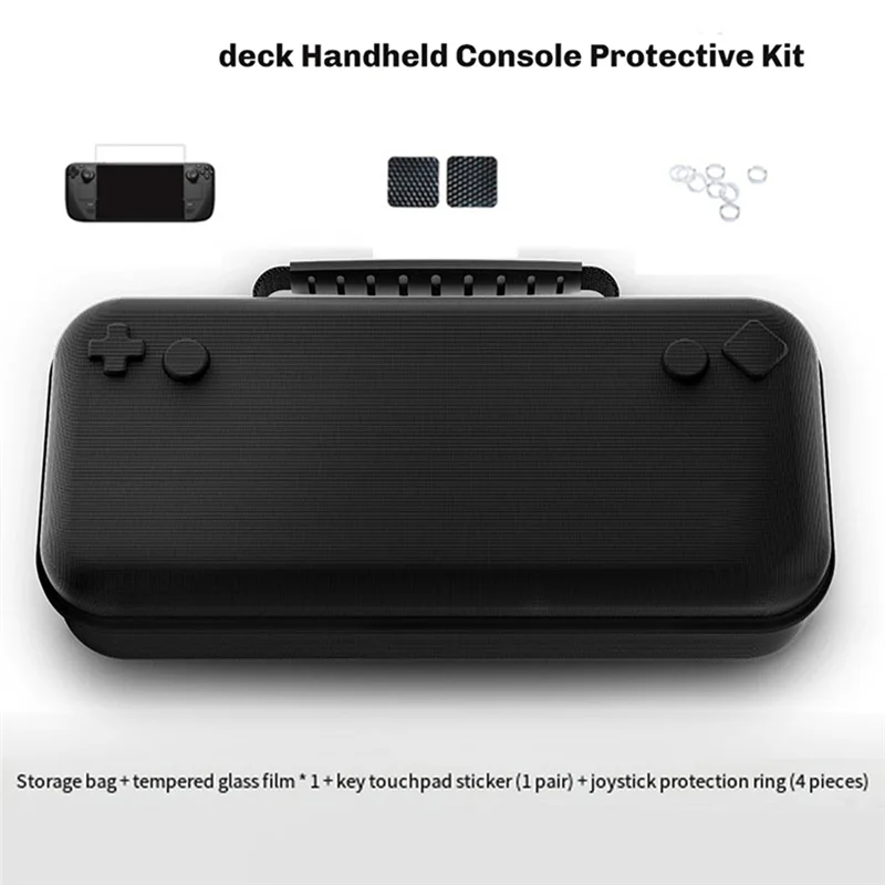 

【B89E】сумка для хранения EVA для Steam Deck, портативный чехол для переноски, пылезащитная жесткая дорожная сумка, аксессуары для консоли