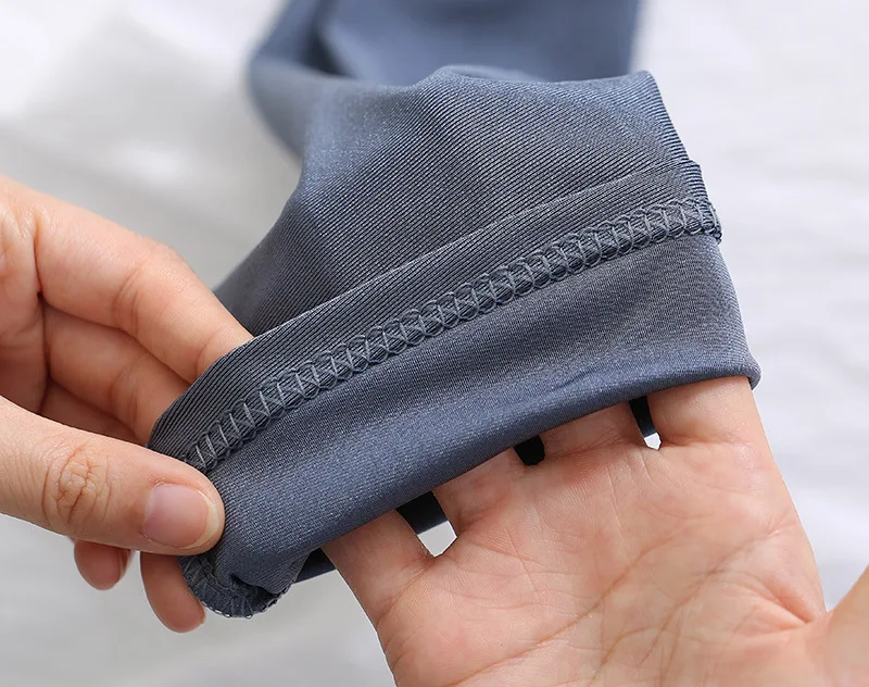 Hohe elastische dünne Leggings, Bleistifthose, schlanke Plus-Size-Hose, glänzende Yoga-Hose für Frauen, sexy, hautfreundliche, enge Leggings – Detail 5