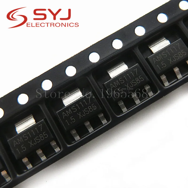 

50pcs/lot AMS1117-1.5 AMS1117 1.5V 1A SOT-223 new original In Stock