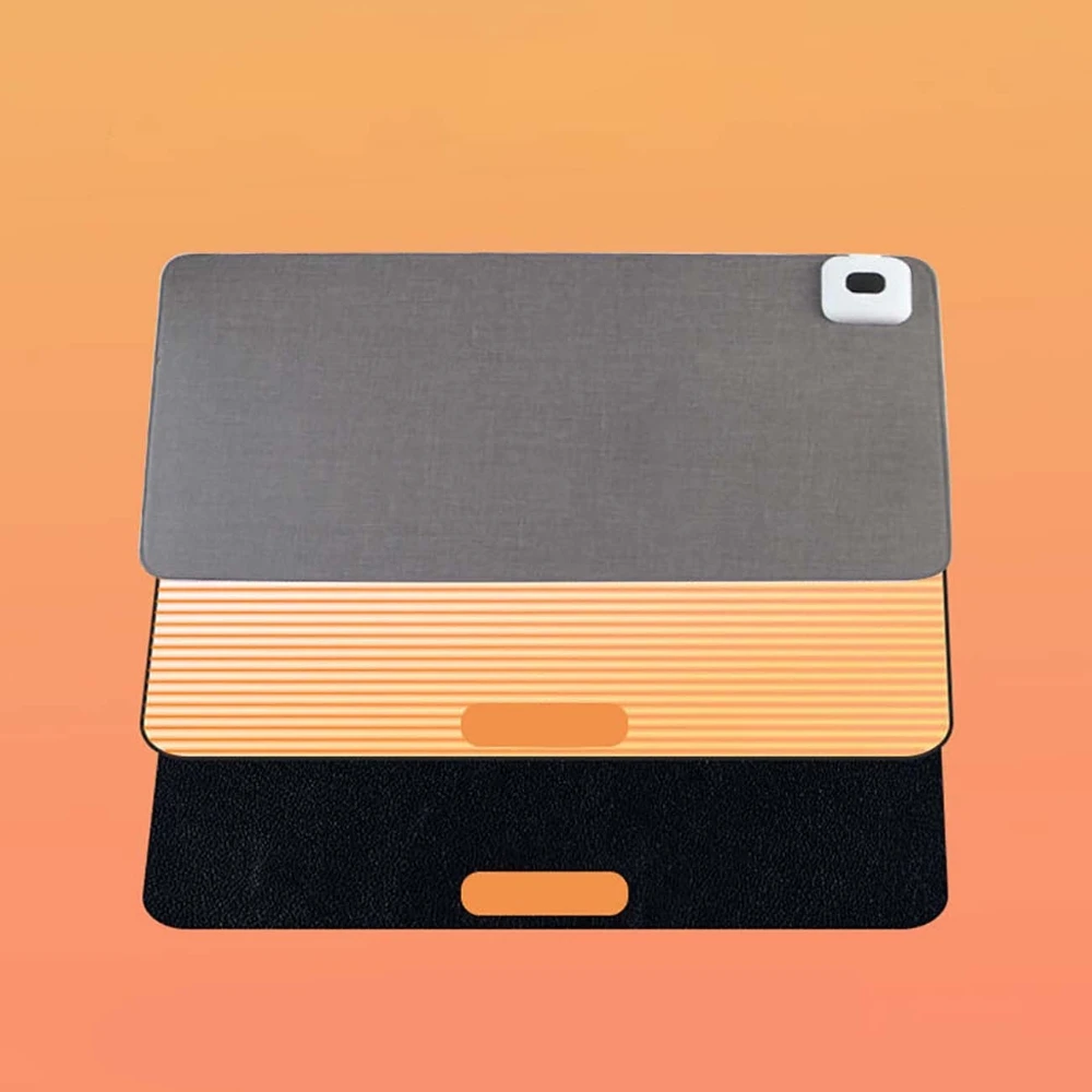 26x52cm Heated Desk / Table Mat Winter Warm Mouse Pad PU Leather Heating Pad Hand Warmer Smart 2H Timing Power-off 220V EU Plug