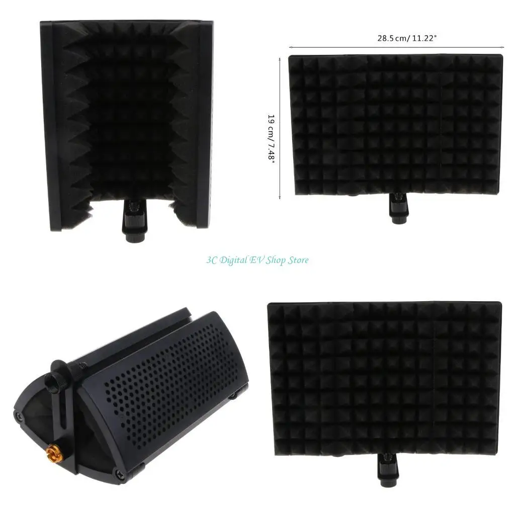 E74D Professional Studio Microphone Soundproof Sound Absorption Foam