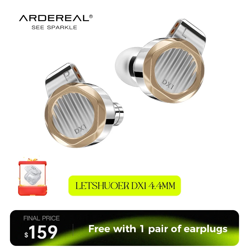

LETSHUOER DX1 Wired IEM 11mm Aluminum-Magnesium Alloy Nanoparticle Coated Dynamic Driver in Ear Monitor