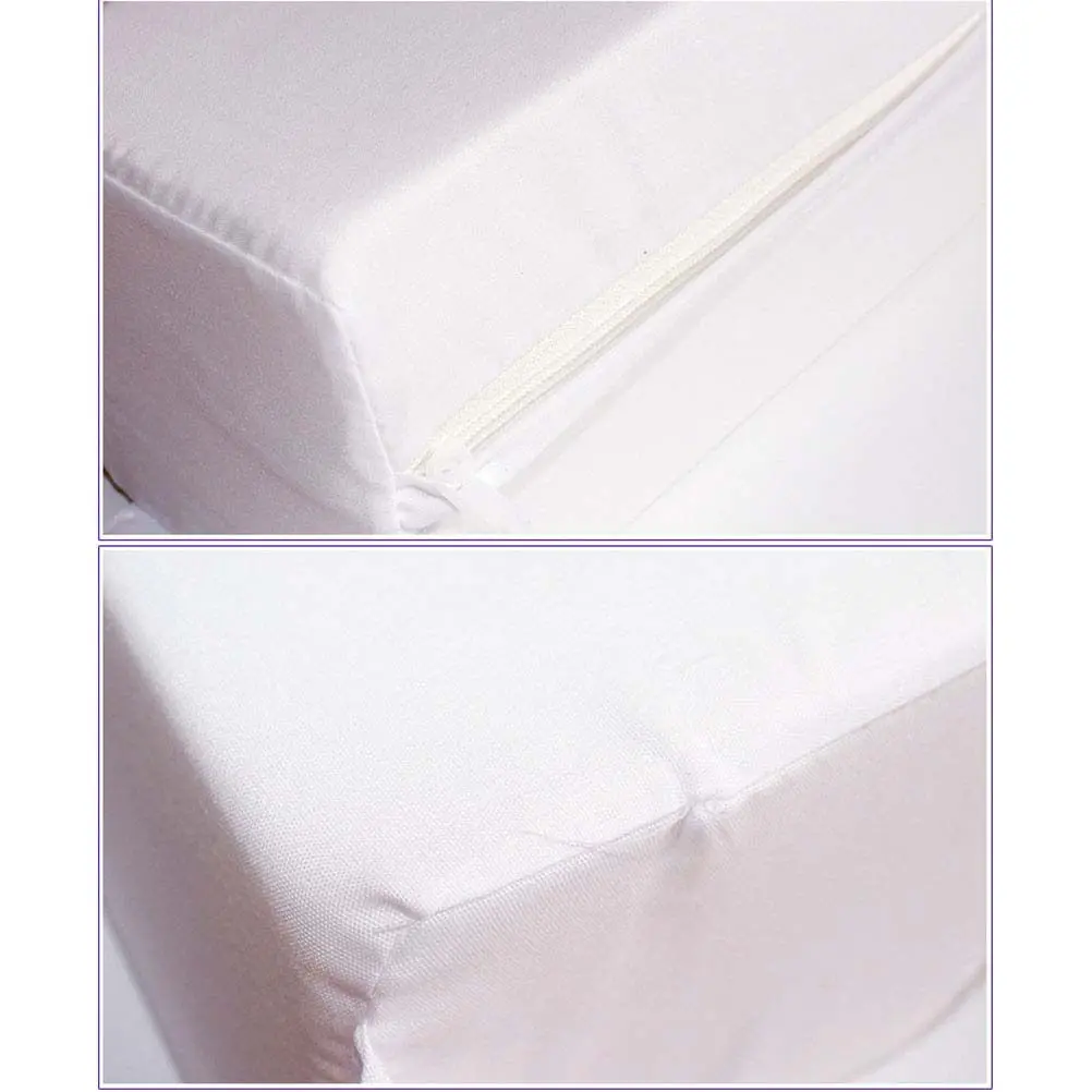 

Подушка-фиксатор для коленей от пролежней, белая губчатая подушка для ног, снимает давление на стопы, накладки на лодыжки, удобный моющийся чехол