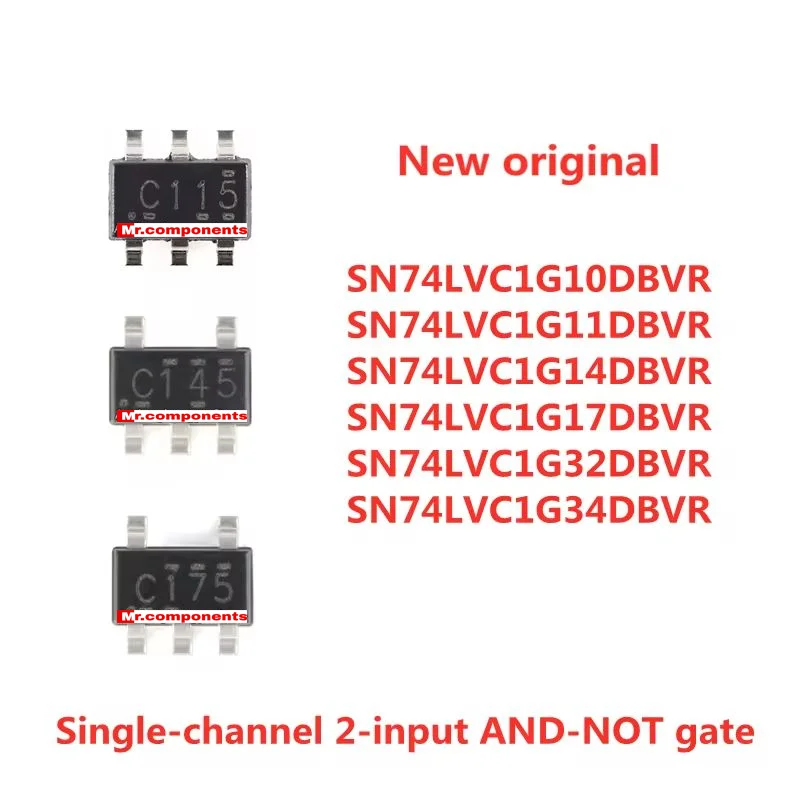 20PCS SN74LVC1G10DBVR SN74LVC1G11DBVR SN74LVC1G14DBVR SN74LVC1G17DBVR SN74LVC1G32DBVR SN74LVC1G34DBVR SOT23-5 Logic chip New