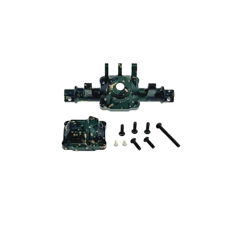 Metal upgraded front and rear axle housings suitable for MJX 1/18 H18P RC car assembly, with a reasonable structural design
