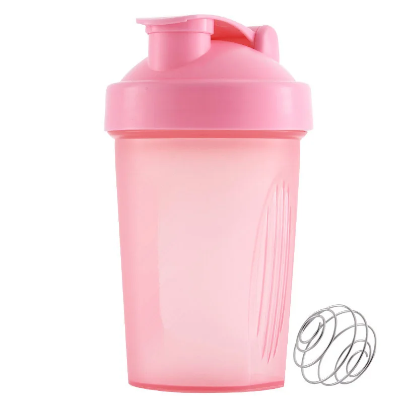 400ML Portable Protein Powder Shaker Bottle Leak Proof Water Bottle for Gym Fitness Training Sport Shaker Mixing Cup with Scale