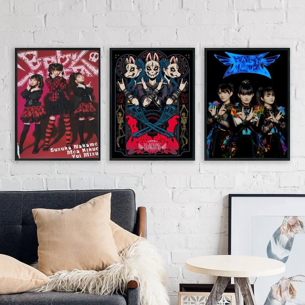 

Babymetal плакат группы японского идола без рамки крафт клуб бар бумага искусство живопись спальня обучение наклейки