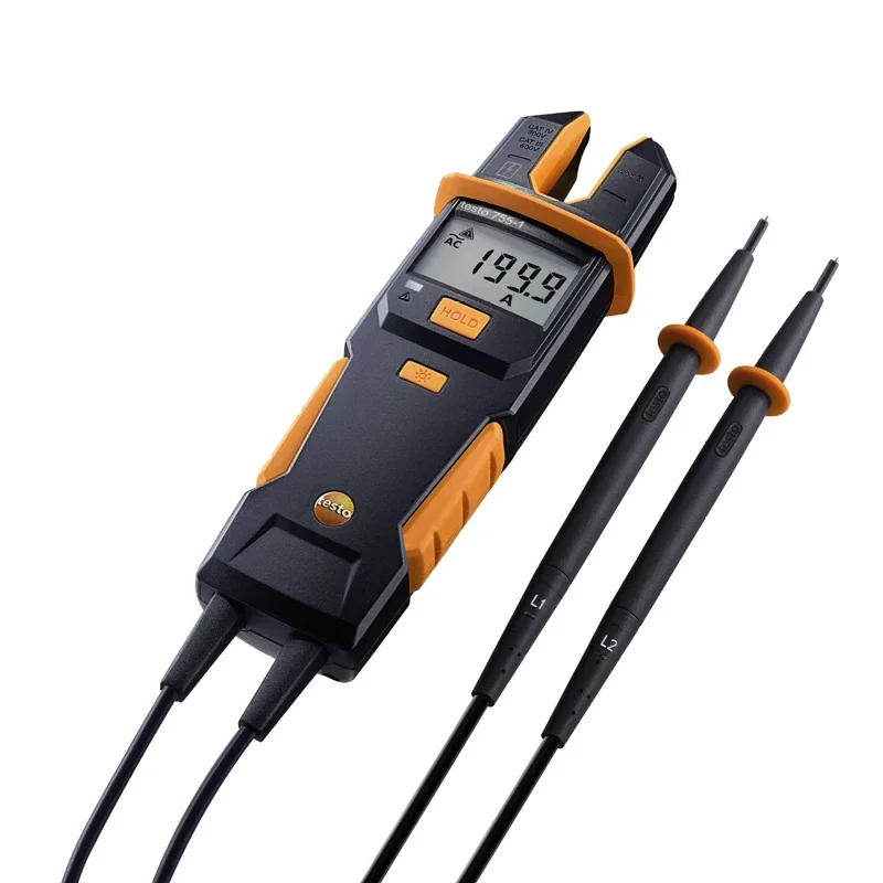 

Testo 755-1 Current Voltage Meter with 200 A AC, 600 V~1000 V AC/DC Continuity Testo 755-2