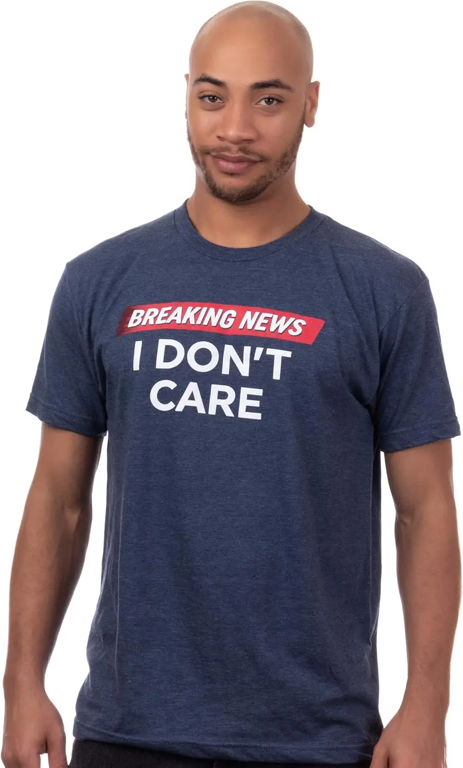 Breaking News I Don't Care Funny Sarcastic Graphic Tee Men Women Cotton Short Sleeve T-Shirt