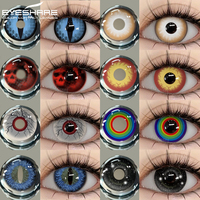 EYESHARE 1pair Cosplay Colored Contact Lenses for Eyes Anime Lenses Blue Eye Lenses Yearly Crazy Halloween Makeup Color Eye Lens