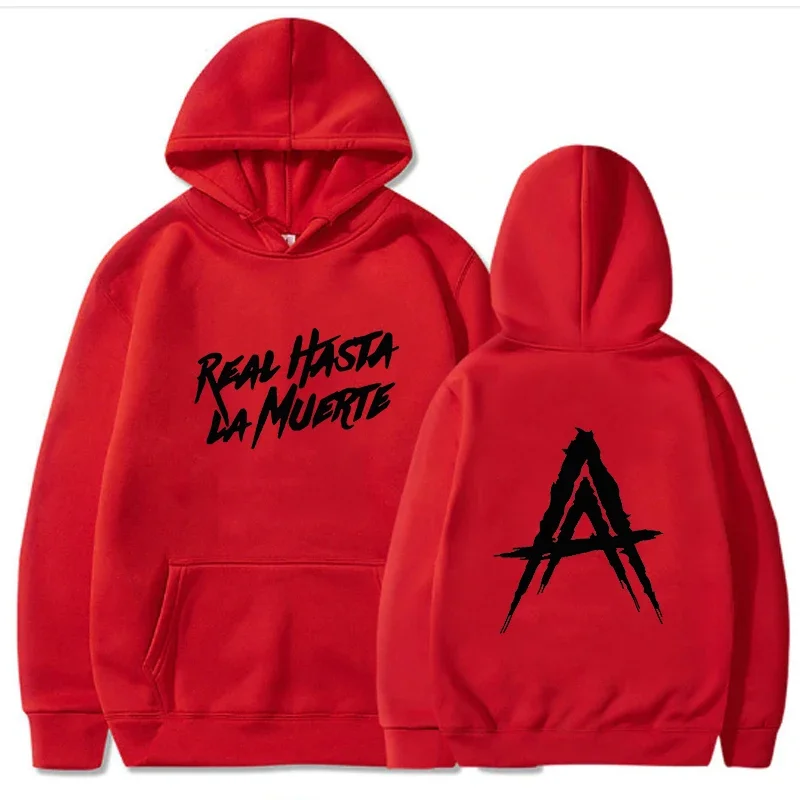 Anuel AA Album Real Hasta La Muerte Hoodies Men/ Women Hip Hop Hoodie Winter Tops Long Sleeve Harajuku Sudaderas Spring Autumn