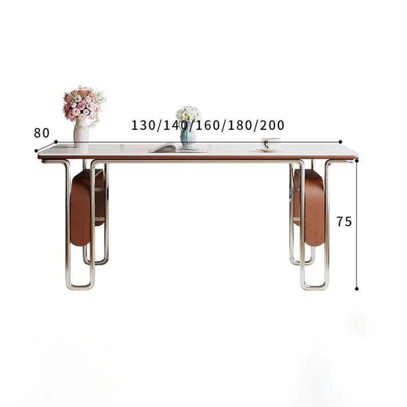 Industrial Metal Distinctive Square Dining Table Wooden Creative Oval Reliable Dining Table Esstisch Modern Indoor Furniture