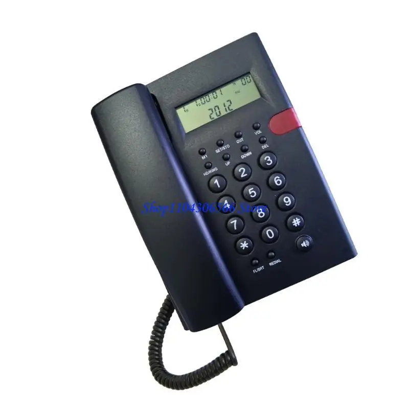 02DD K010A-1 Corded Phone CallerID Music Retention HandsFree Calling Desktop Landline