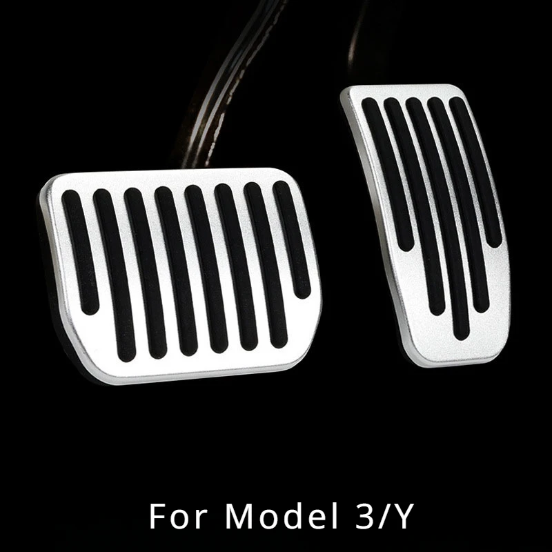 Автомобильные накладки для Tesla Model 3 Y Highland 2021-2024, нескользящая педаль тормоза ускорителя