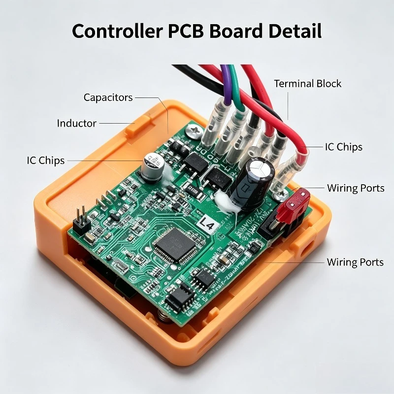 12V 24V DC Inverter Parking Air Conditioner Main Control Board With Remote Controller Hidden Mount Control Panel Truck Camper RV