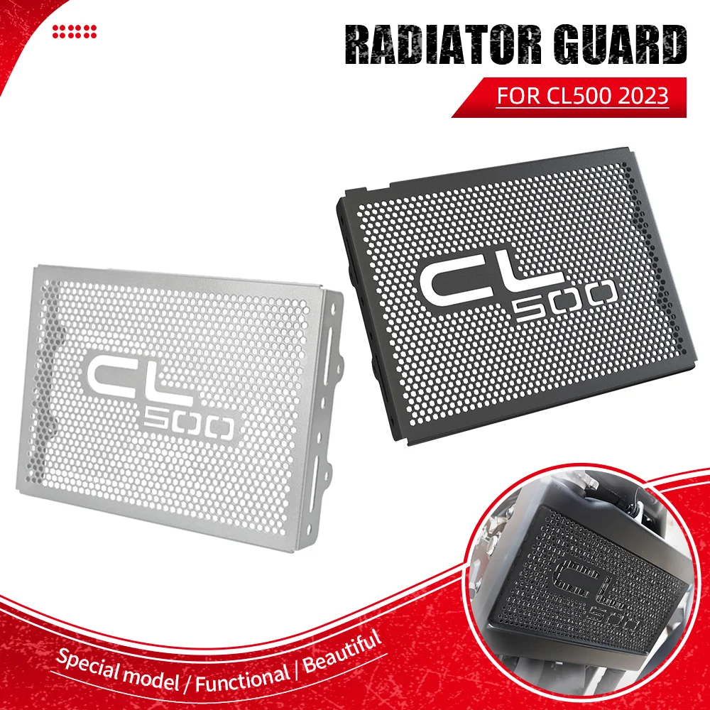 

Motorcycle CL 500 Aluminium Accessories Radiator Guard Grilles Cover Protection Oil Cooler FOR HONDA CL500 2023-2024-2025