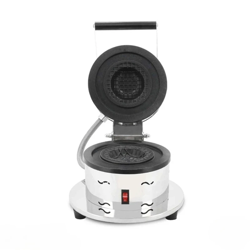#Hamburger Ice Cream Maker Electric Meat Patty Sealer Ice Cream Burger Dessert Maker 100*42MM Round Waffle Maker