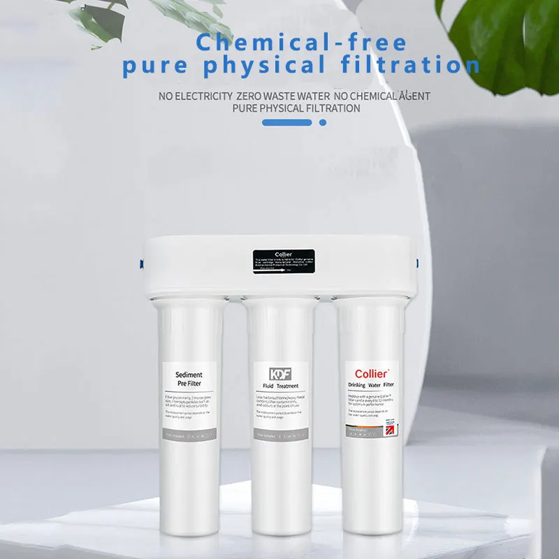 Filter Air Minum Langsung collier HT3: Ultrafiltrasi & Magnetisasi, untuk Rumah, Dapur, RV & Lainnya