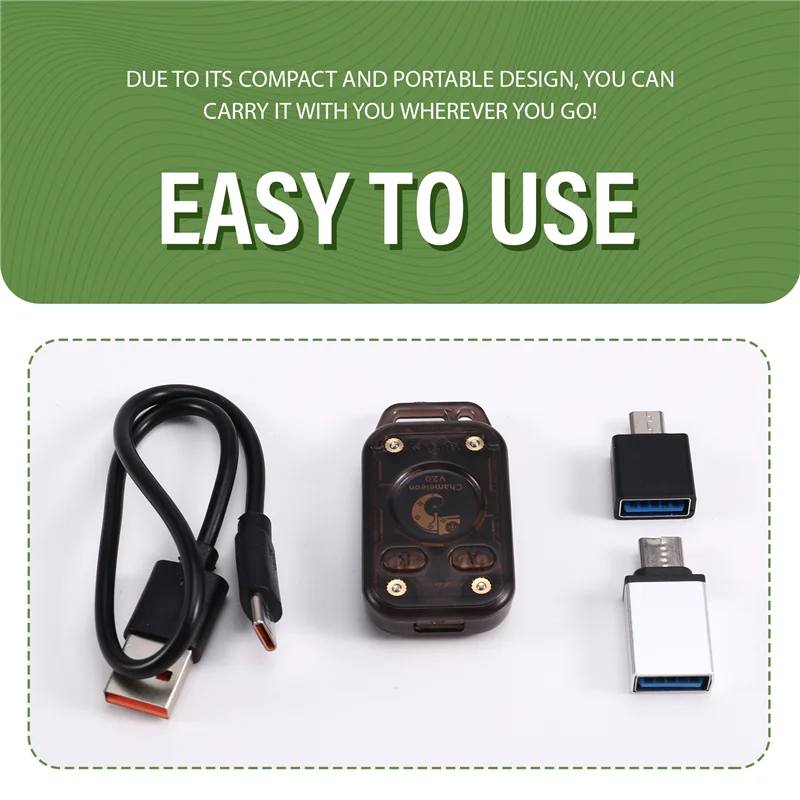 【USB-C-Kabel】Chameleon V2.0 Neustart RFID Smart Chip Reader Emulator 125 kHz 13,56 MHz NFC Smart Card Emulator Decodierungsduplikator