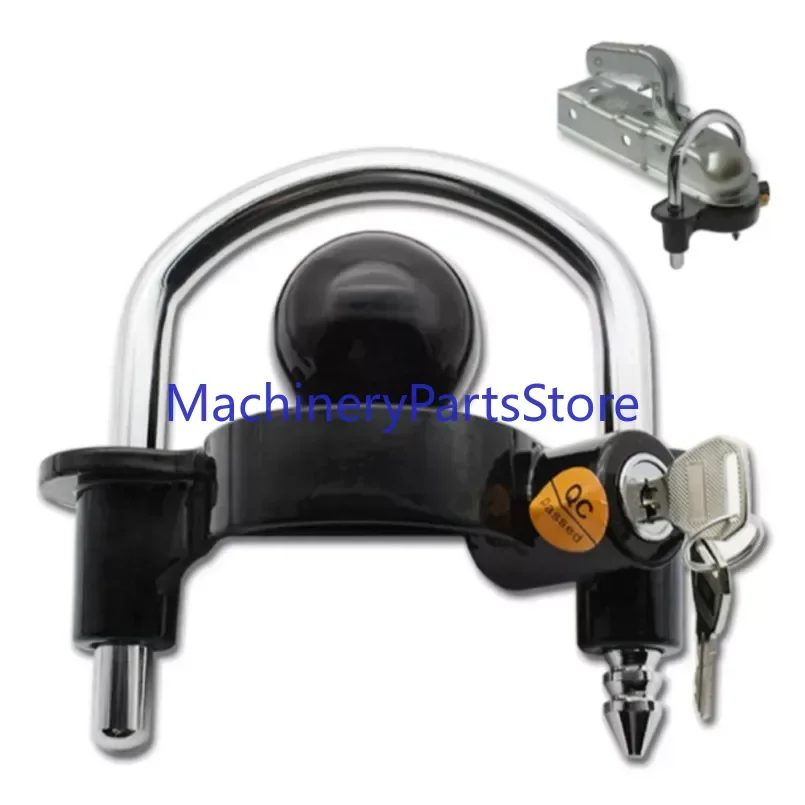 1PC Universal Anti-Theft Lock Hitch Coupling Lock Trailer Parts Tow Ball Caravan Camping Anti Theft Trailer Accessories