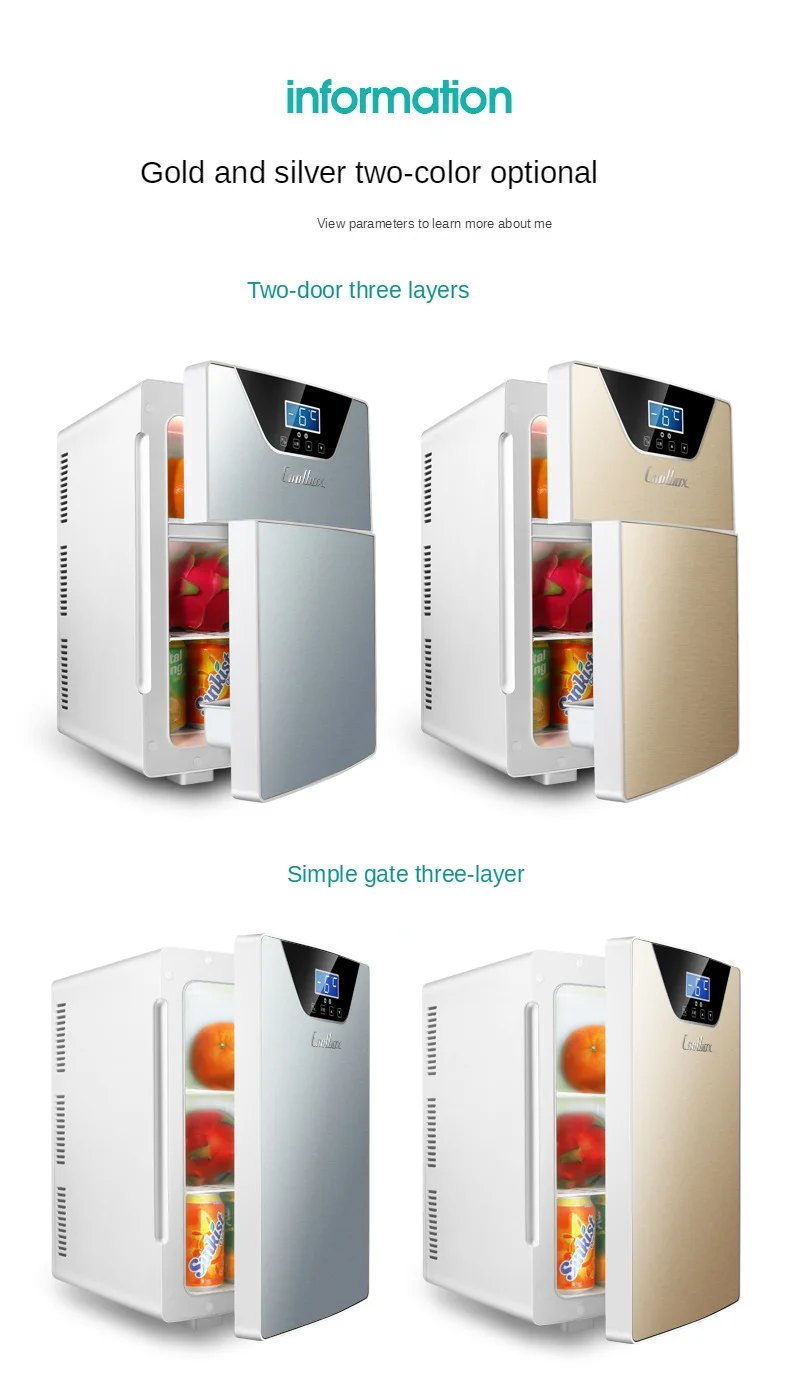 High Quality Table Top No Noise Home Bar Club Hotel Mini Fridge Beverage Skincare Milk Portable compact Refrigerator