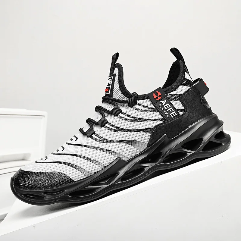 

HKDQ Men's Running Shoes New Comfort Black Walking Sneakers Male Lightweight Non Slip Breathable Casual Shoes Men Jogging Shoes