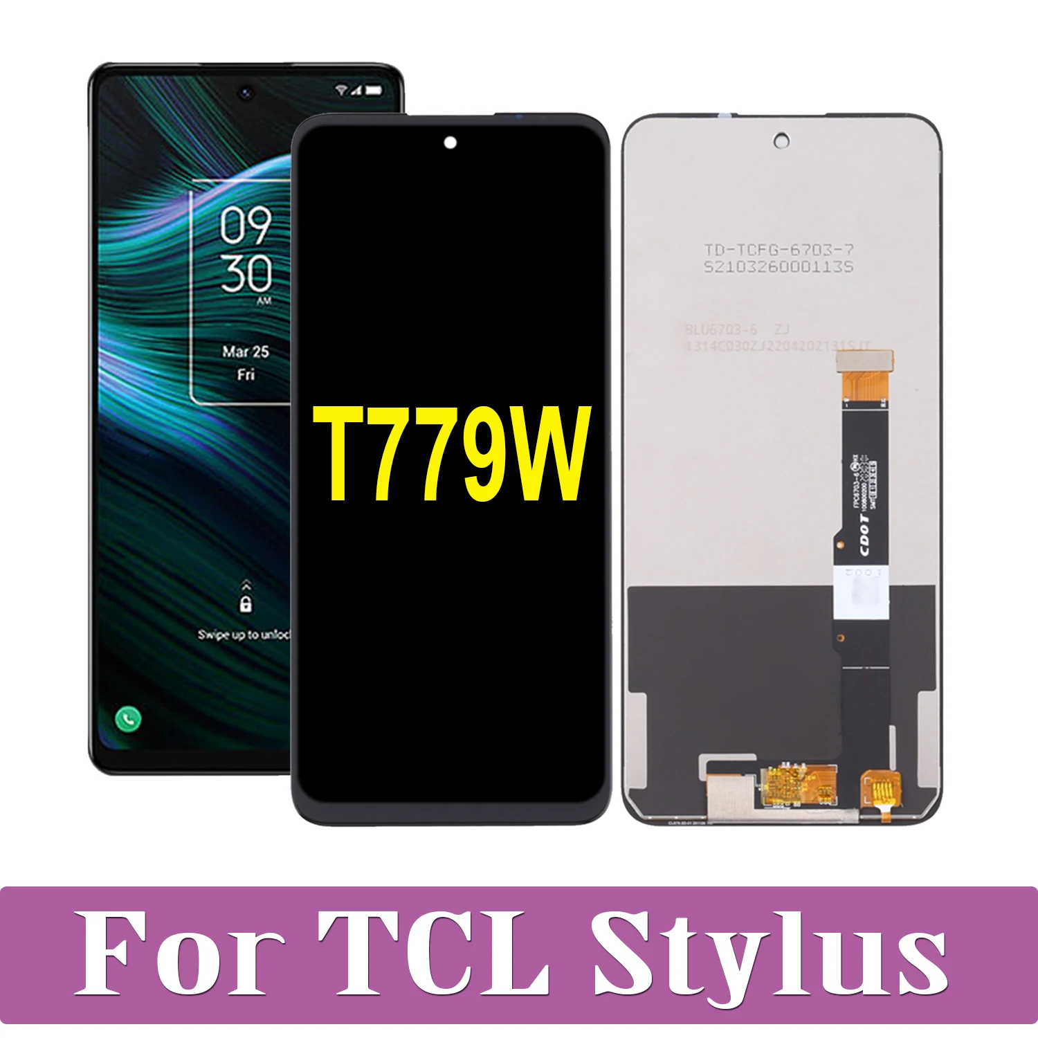 

For TCL Stylus T779W LCD Display Touch Screen Replacement Digitizer Assembly