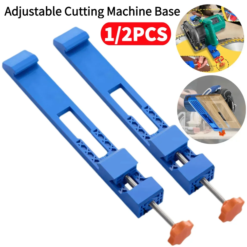 

Circular Saw Milling Positioning Clamps Adjustable Cutting Machine Base Guide Two-way Reverse Buckle for 4inch Cutting Machine