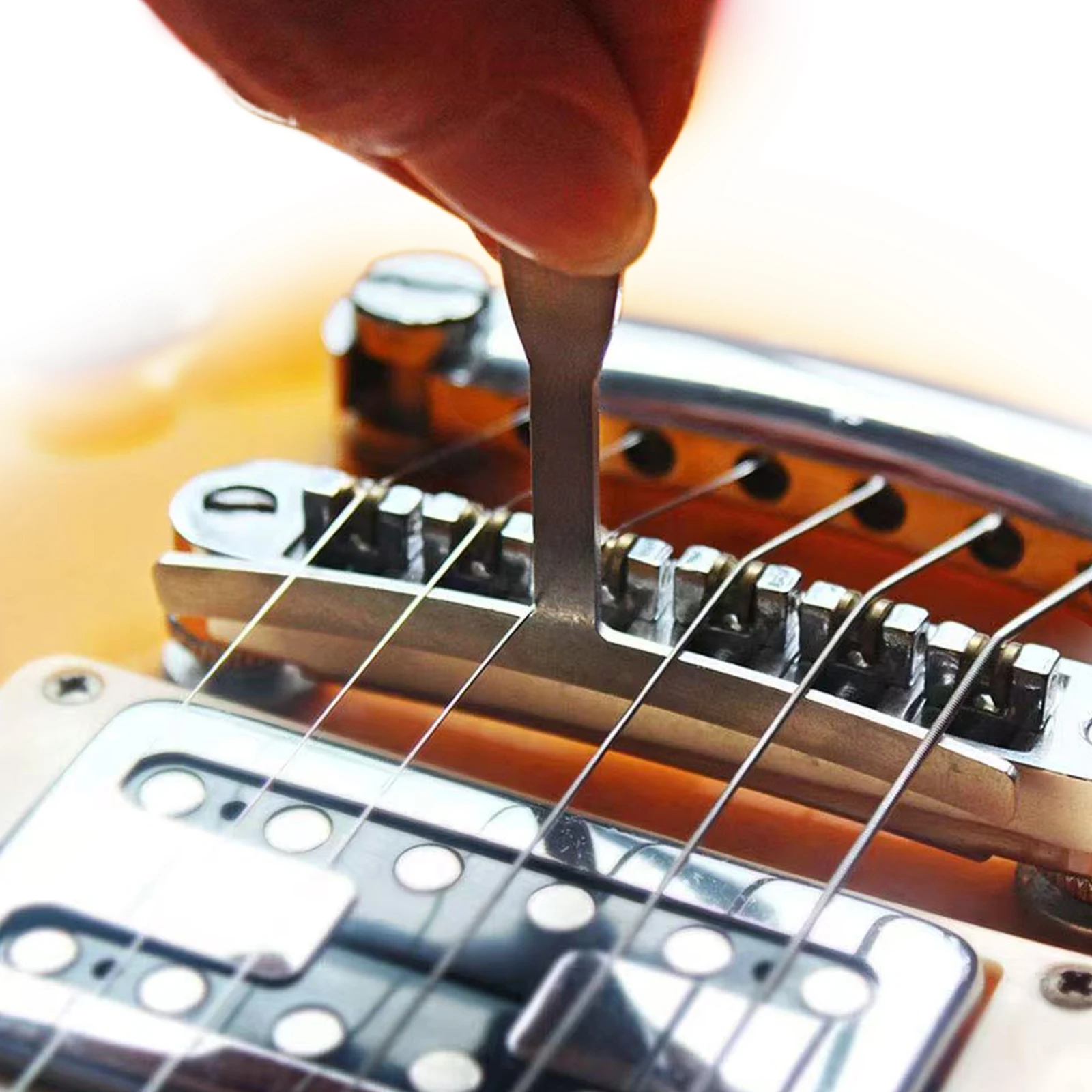 9Pcs Guitar Radius Gauge String Guitar Luthier Tools Guitar Repair Bass Music Tool for Accurately Measuring String Height